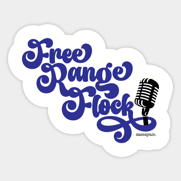 Free Range Flock Logo Only Sticker by Sara Howard